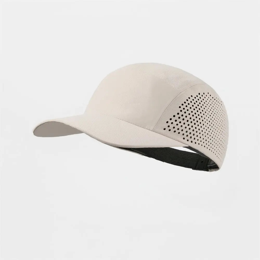 Blank & Custom 5 Panel Seamless Lightweight Perforated Running Cap Wholesale - 5027