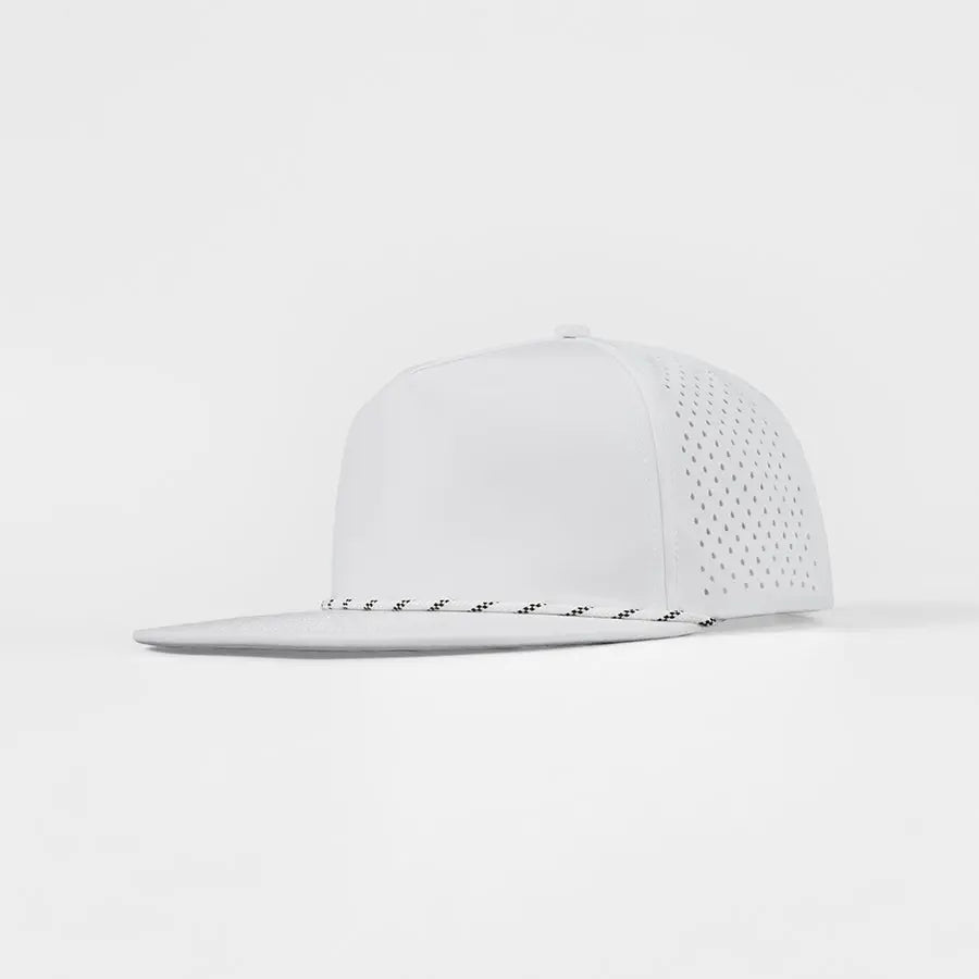 Blank & Custom Water Repellent 5 Panel Snapback Golf Hats with Rope Wholesale - 5015P