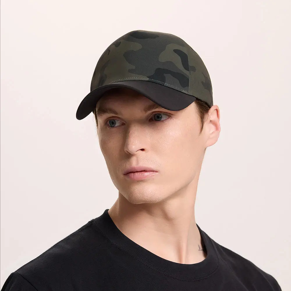 Blank Seamless Bonded Water Repellent Perforated 5 Panel Snapback Golf Hat Wholesale  - 5312