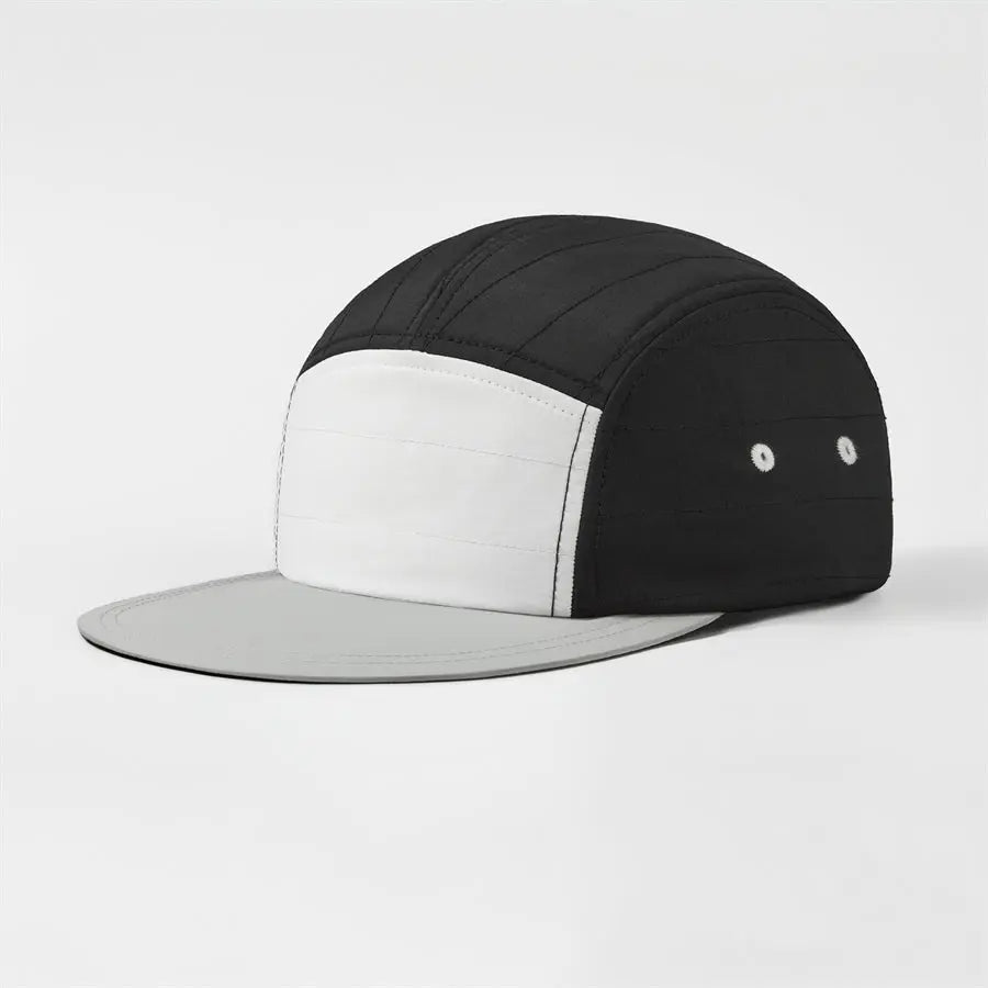 Blank 5 Panel Water Repellent Quilted Camper Cap for Winter Wholesale - 5128