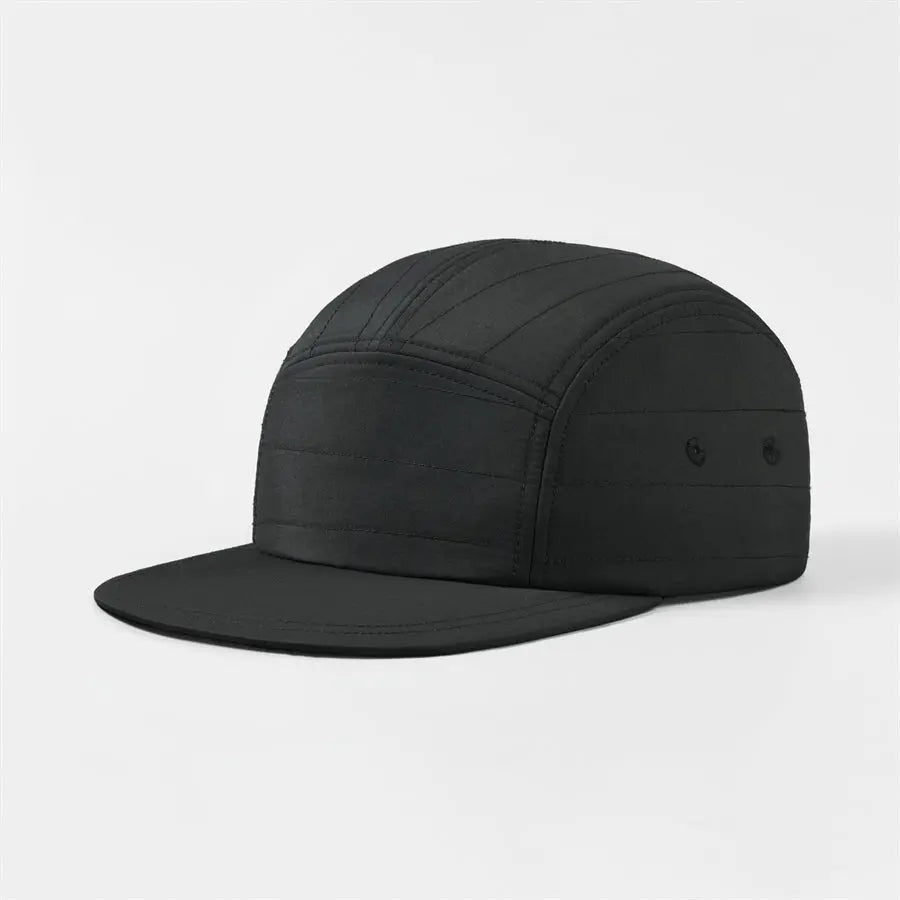 Blank 5 Panel Water Repellent Quilted Camper Cap for Winter Wholesale - 5128