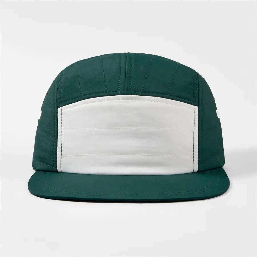Blank 5 Panel Water Repellent Quilted Camper Cap for Winter Wholesale - 5128