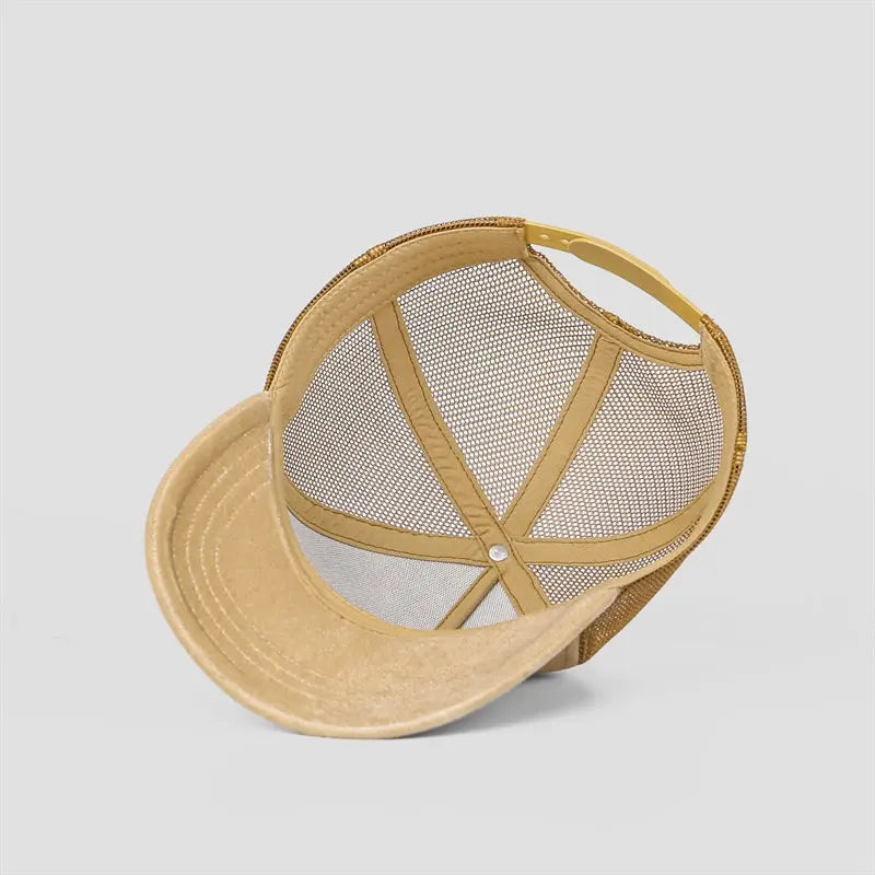 Blank Velvet 5 Panel Trucker Hat Wholesale - 6529