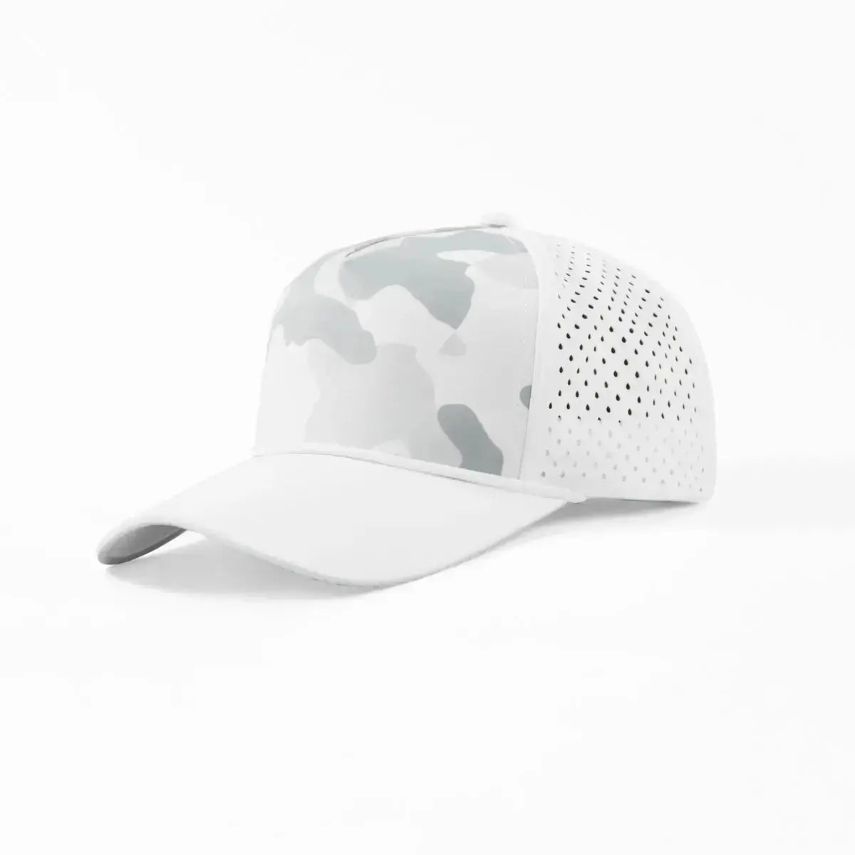 Blank & Custom 5 Panel Laser Perforated Performance Golf Rope Hat Wholesale - 6526P