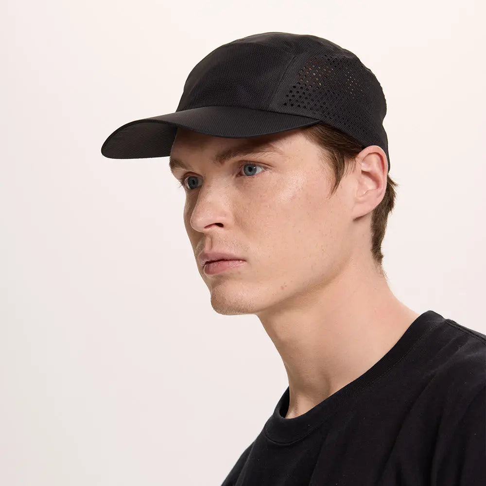 Blank & Custom 5 Panel Seamless Lightweight Perforated Running Cap Wholesale - 5027