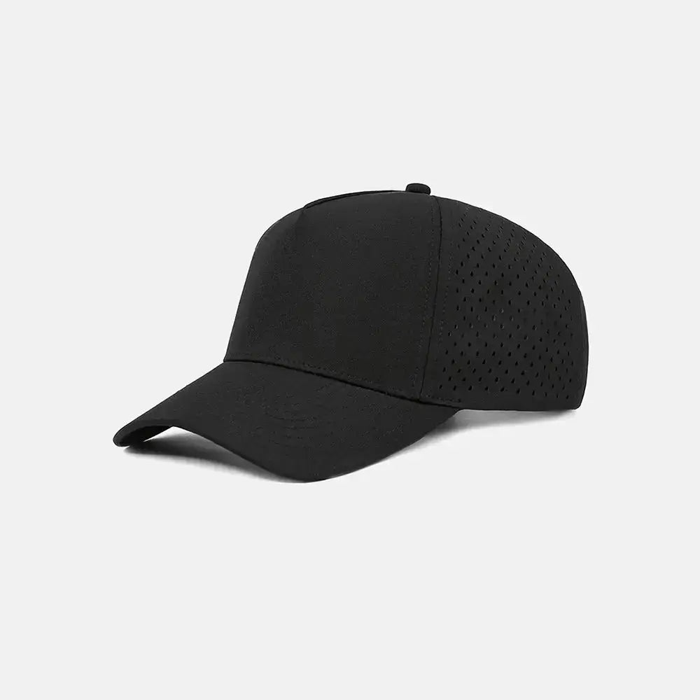 Blank & Custom Perforated 5 Panel Performance Snapback Golf Hat Wholesale - 6526