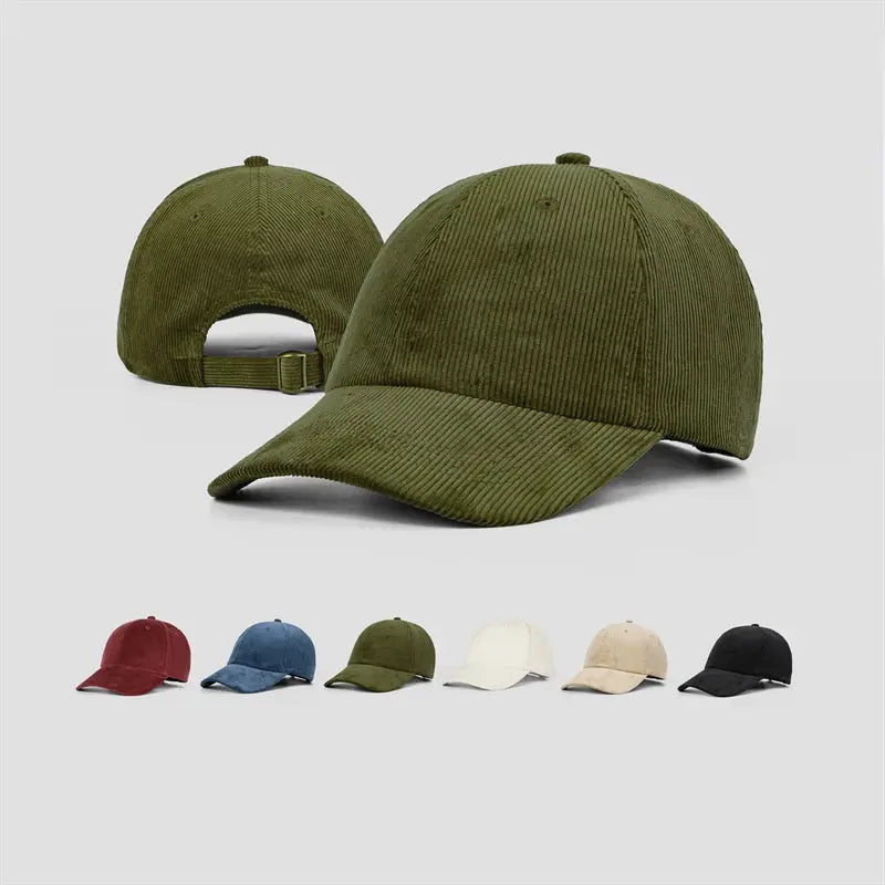 Blank & Custom Premium Corduroy Golf Dad Hat Wholesale 14 Wales - 6505