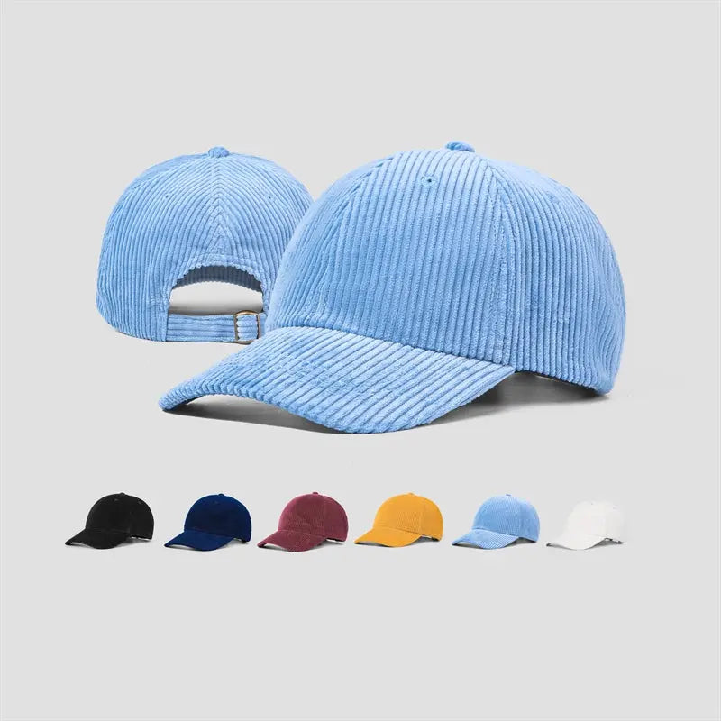 Blank & Custom Vintage Mens Corduroy Dad Hat Wholesale 6 Wales - 6515