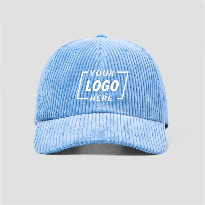 Blank & Custom Vintage Mens Corduroy Dad Hat Wholesale 6 Wales - 6515