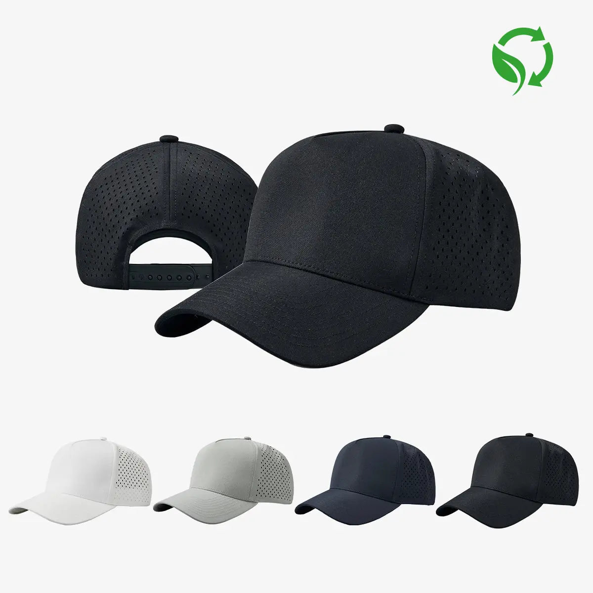 Blank XL 5-Panel Performance Golf Baseball Cap for Large Heads – 6526L