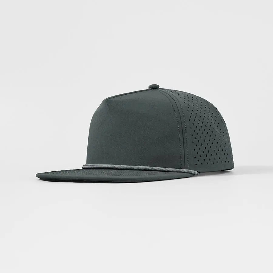 Blank & Custom Water Repellent 5 Panel Snapback Golf Hats with Rope Wholesale - 5015P