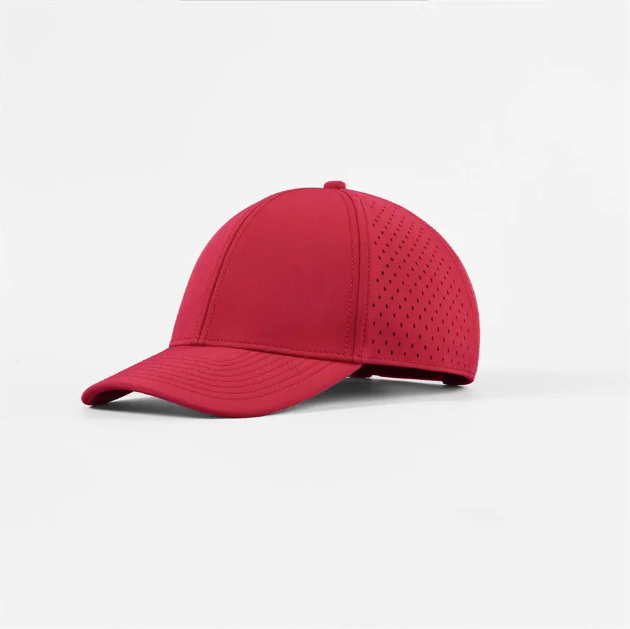 Blank & Custom 6-Panel Perforated Performance Golf Snapback Hat Wholesale – 6266