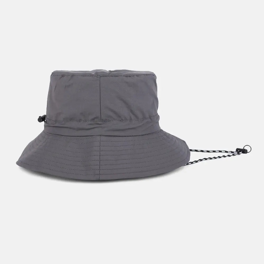 Blank Water Resistant Packable Bucket Hat with String UPF 50+ Wholesale - 128