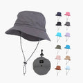 Blank Water Resistant Packable Bucket Hat with String UPF 50+ Wholesale - 128