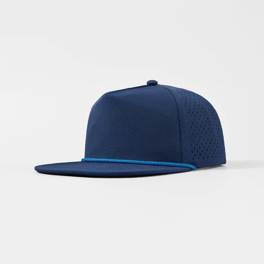 Blank & Custom Water Repellent 5 Panel Snapback Golf Hats with Rope Wholesale - 5015P