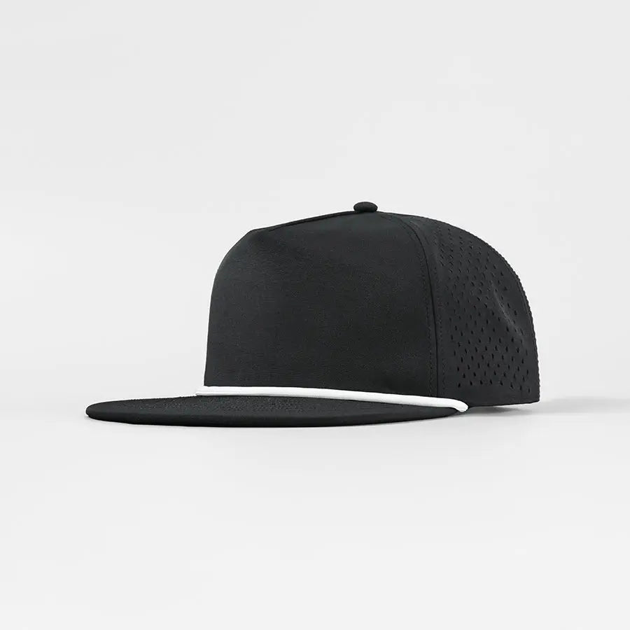 Blank & Custom Water Repellent 5 Panel Snapback Golf Hats with Rope Wholesale - 5015P