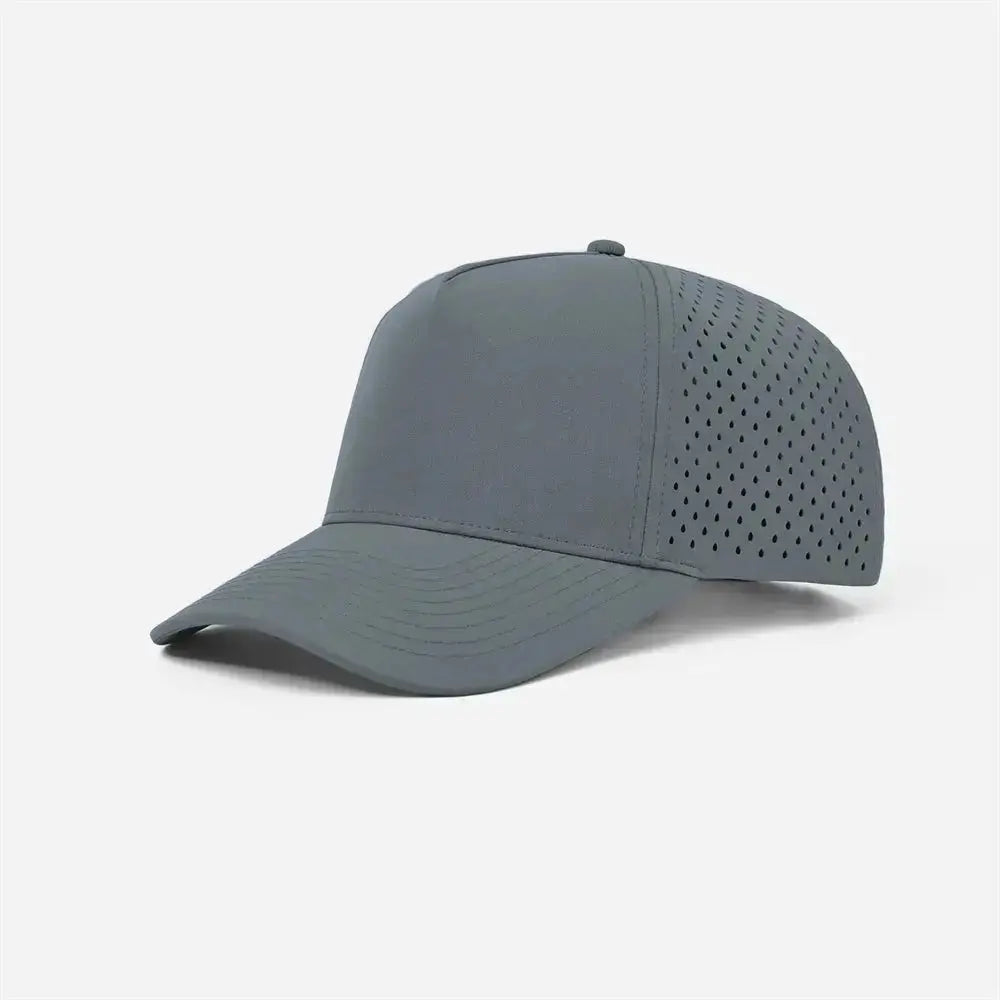 Blank & Custom Perforated 5 Panel Performance Snapback Golf Hat Wholesale - 6526