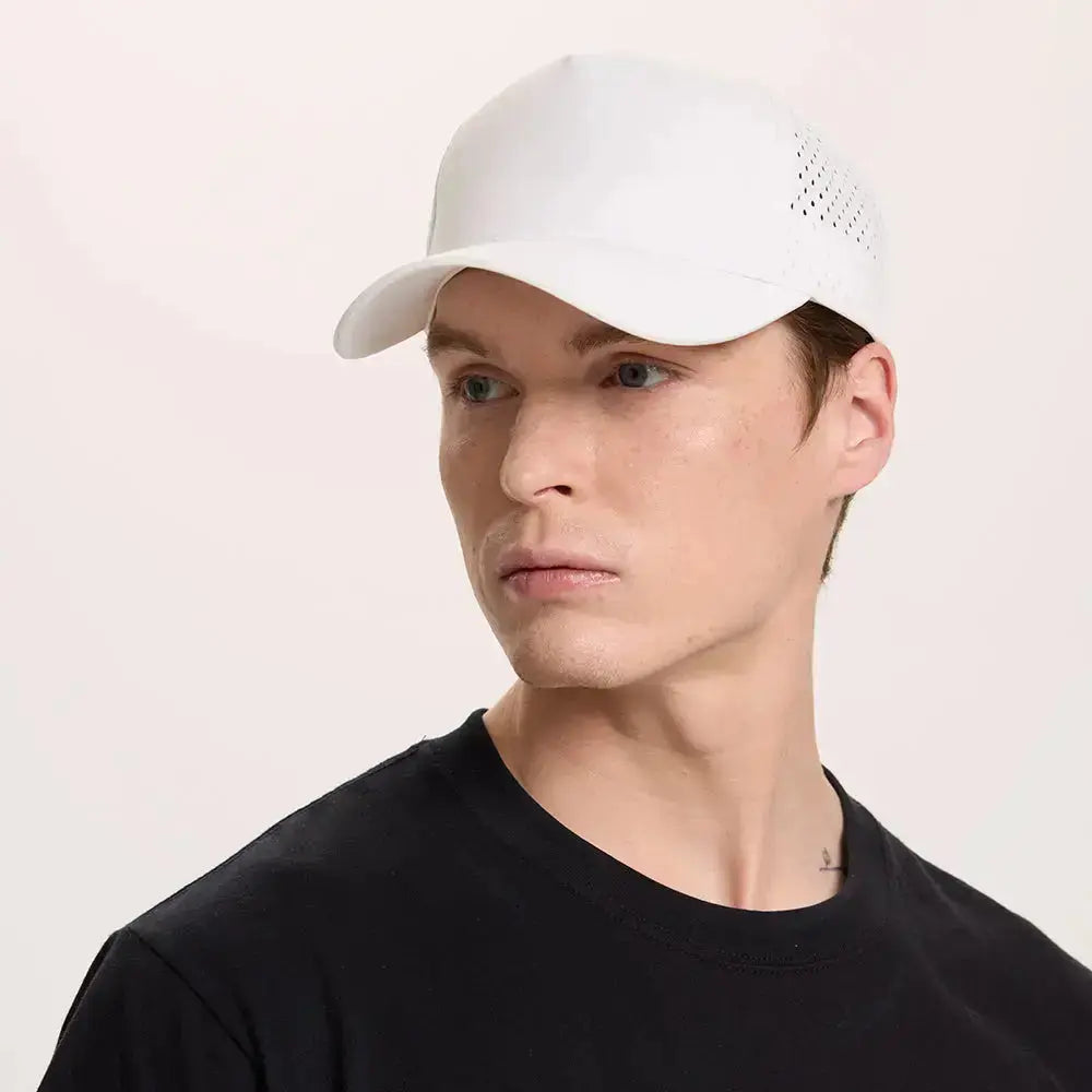 Blank & Custom Perforated 5 Panel Performance Snapback Golf Hat Wholesale - 6526