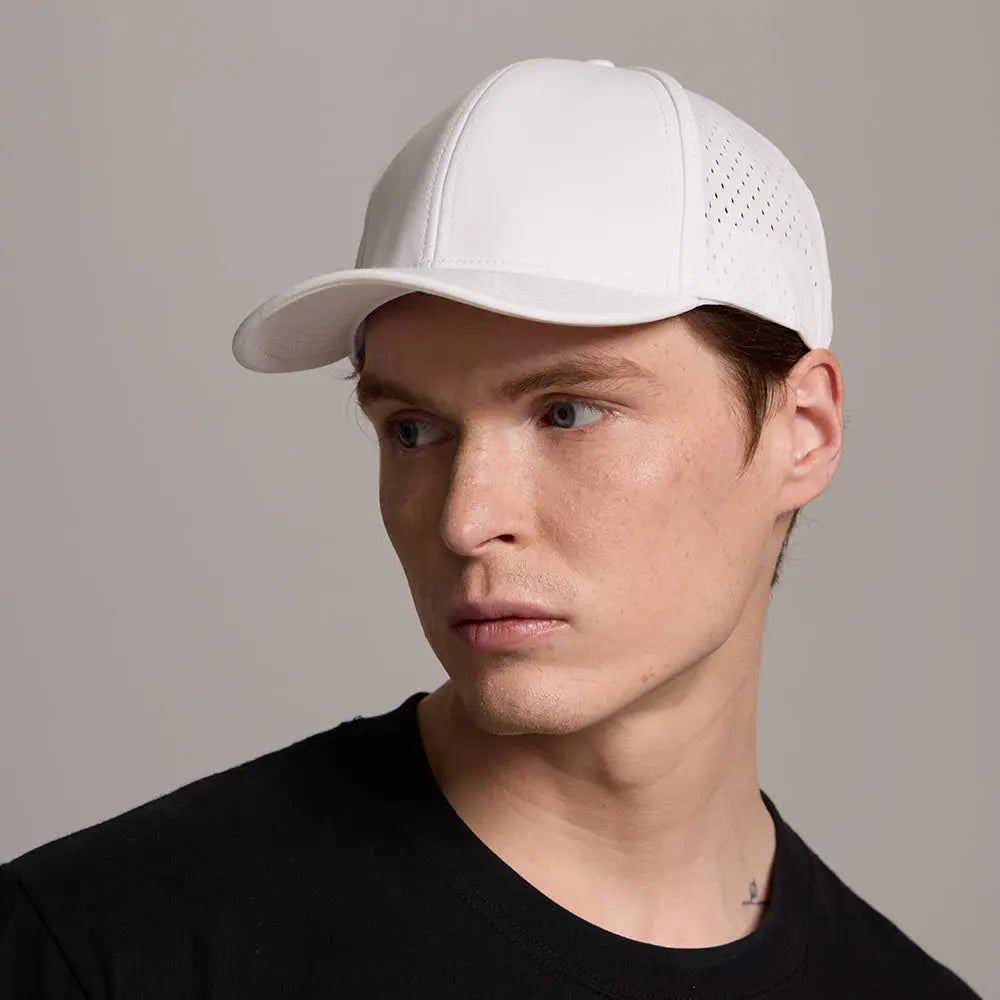 Blank & Custom 6-Panel Perforated Performance Golf Snapback Hat Wholesale – 6266