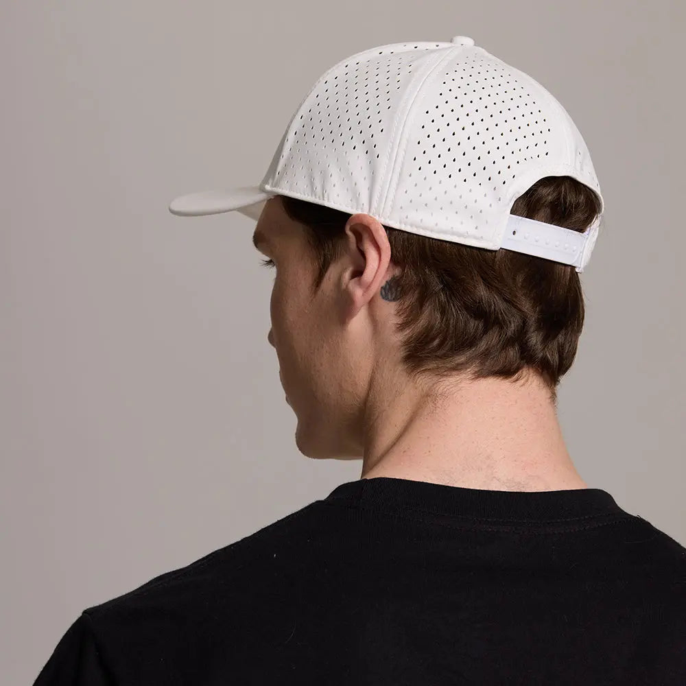 Blank & Custom 6-Panel Perforated Performance Golf Snapback Hat Wholesale – 6266