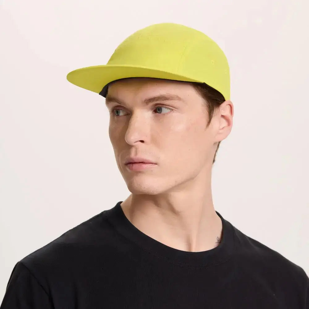 Blank & Custom Large 5 Panel Nylon Water Repellent Camper Hat Wholesale - 6016L