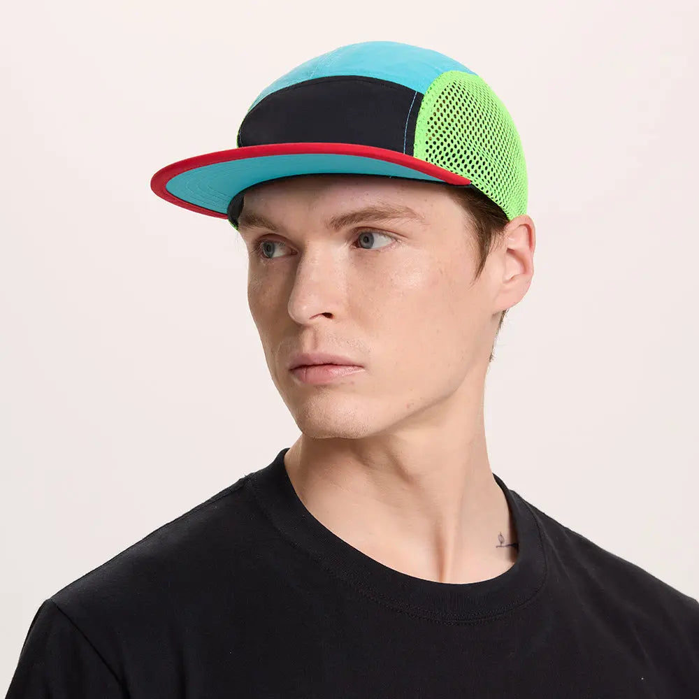 Blank & Custom Water Repellent 5 Panel Nylon Mesh Camper Hat Wholesale - 5209