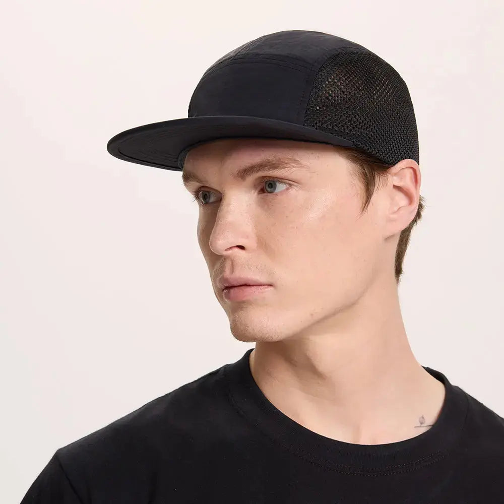 Blank & Custom Water Repellent 5 Panel Nylon Mesh Camper Hat Wholesale - 5209
