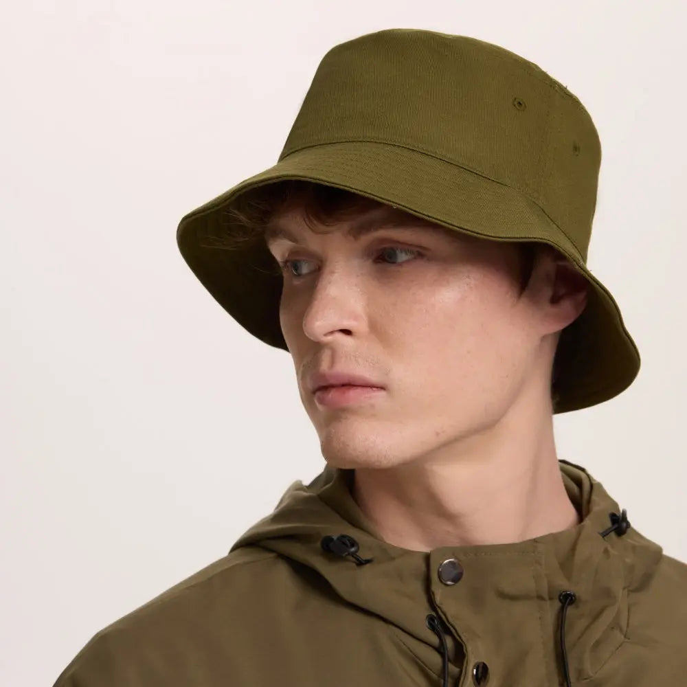 Blank Unisex Organic Cotton Bucket Hat Wholesale - 7006