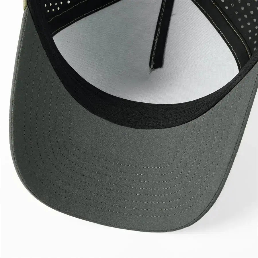 Blank & Custom Perforated 5 Panel Performance Snapback Golf Hat Wholesale - 6526