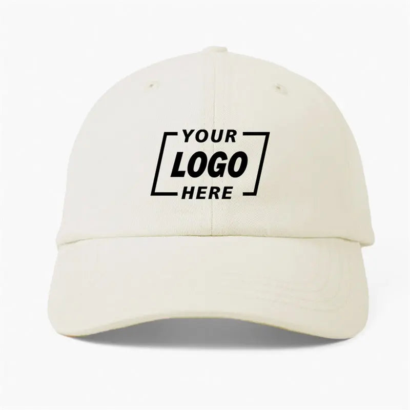 Blank & Custom Unstructured Cotton Sanded Twill Dad Hat Wholesale - 6019