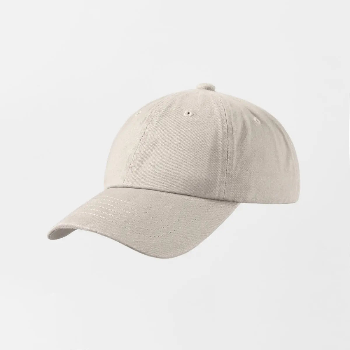 Blank & Custom Unstructured Cotton Sanded Twill Dad Hat Wholesale - 6019