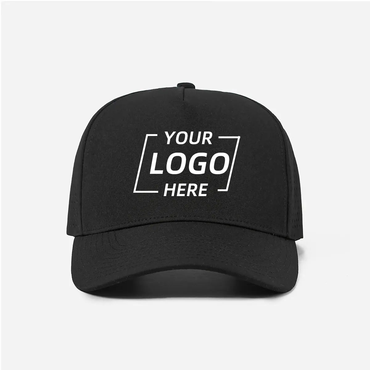 Blank & Custom Perforated 5 Panel Performance Snapback Golf Hat Wholesale - 6526