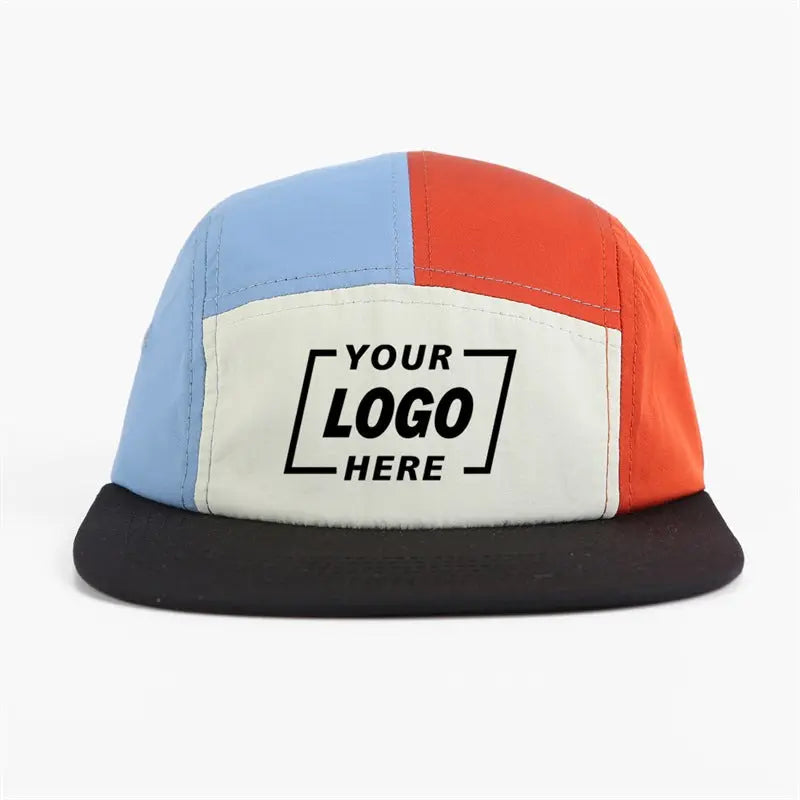 Blank & Custom Low Profile Mixed Color Nylon Camper Cap Wholesale - 6713