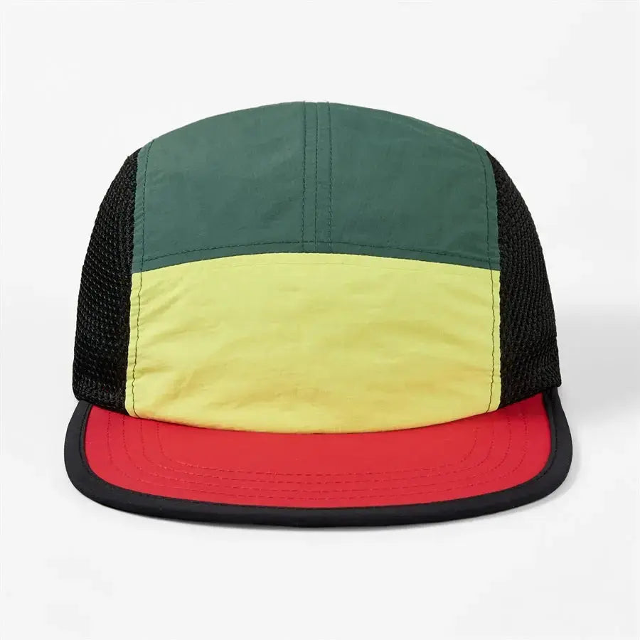 Blank & Custom Water Repellent 5 Panel Nylon Mesh Camper Hat Wholesale - 5209