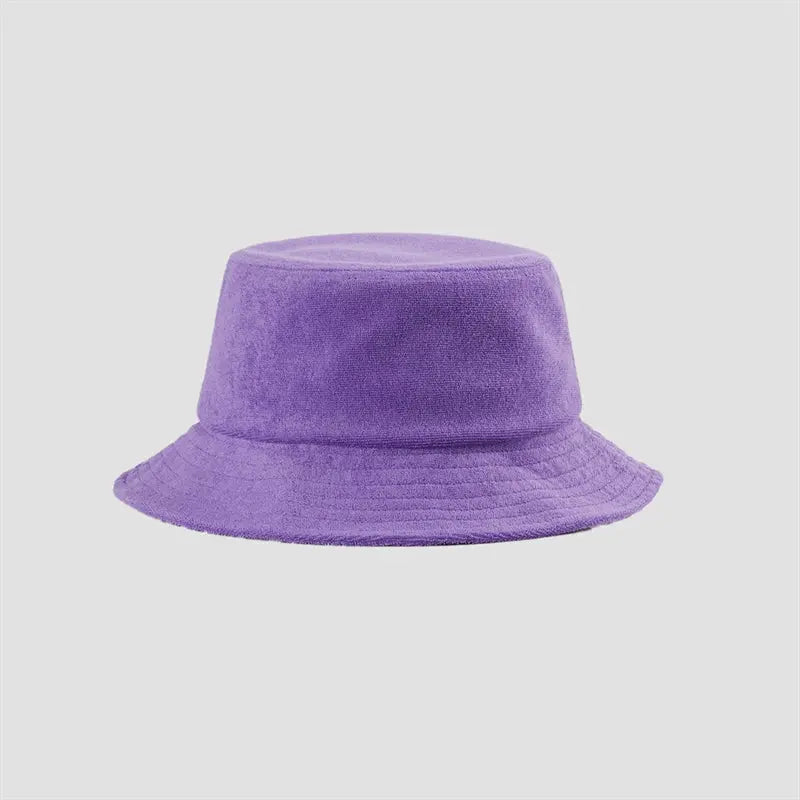 Wholesale Blank Terry Cloth Bucket Hat - 112