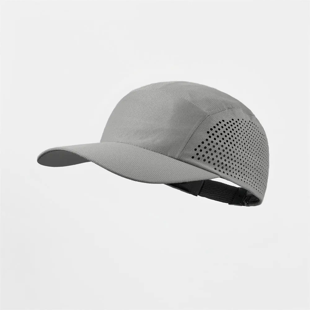 Blank & Custom 5 Panel Seamless Lightweight Perforated Running Cap Wholesale - 5027