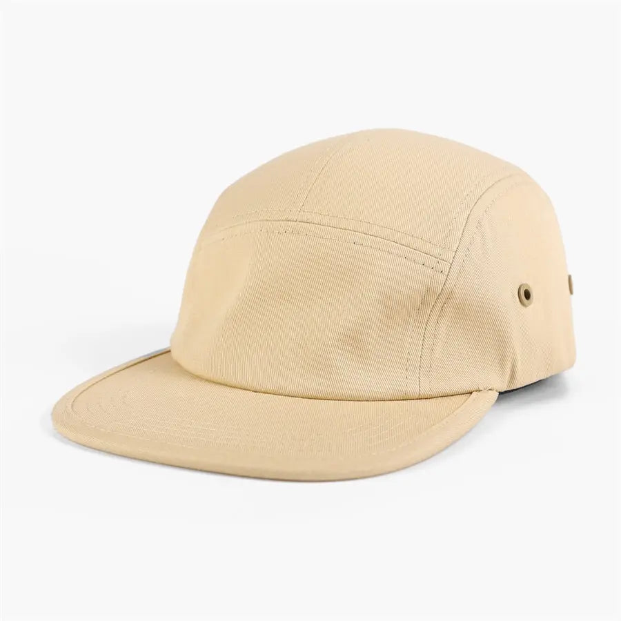 Blank Flat Bill 5 Panel Cotton Twill Camper Hat Wholesale - 6714