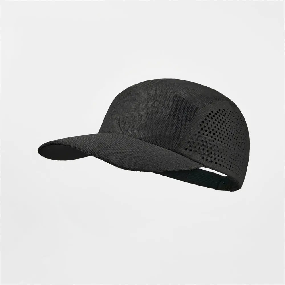 Blank & Custom 5 Panel Seamless Lightweight Perforated Running Cap Wholesale - 5027