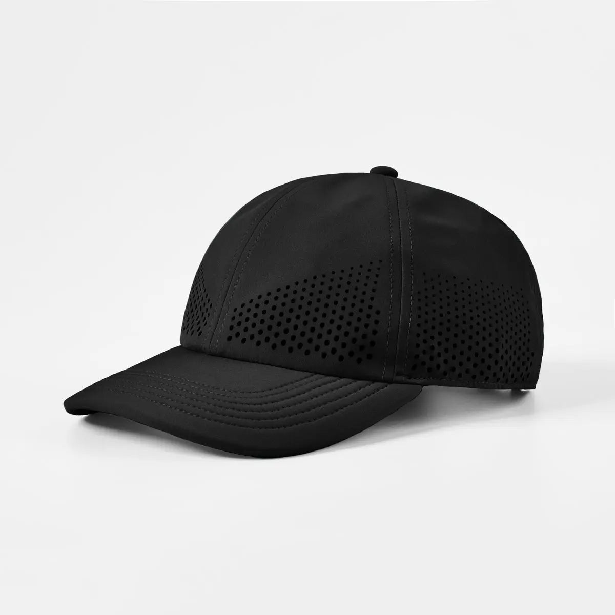 Blank & Custom 6 Panel Perforated Performance Running Hat Wholesale - 6445