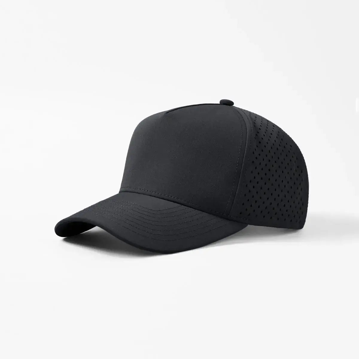 Blank & Custom Youth 5 Panel Perforated Water Repellent Snapback Golf Hat - 5479