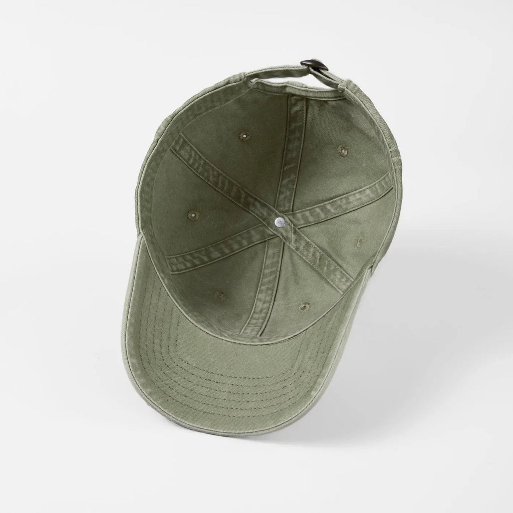 Blank & Custom 6 Panel Distressed Vintage Dad Hat Wholesale - 6123