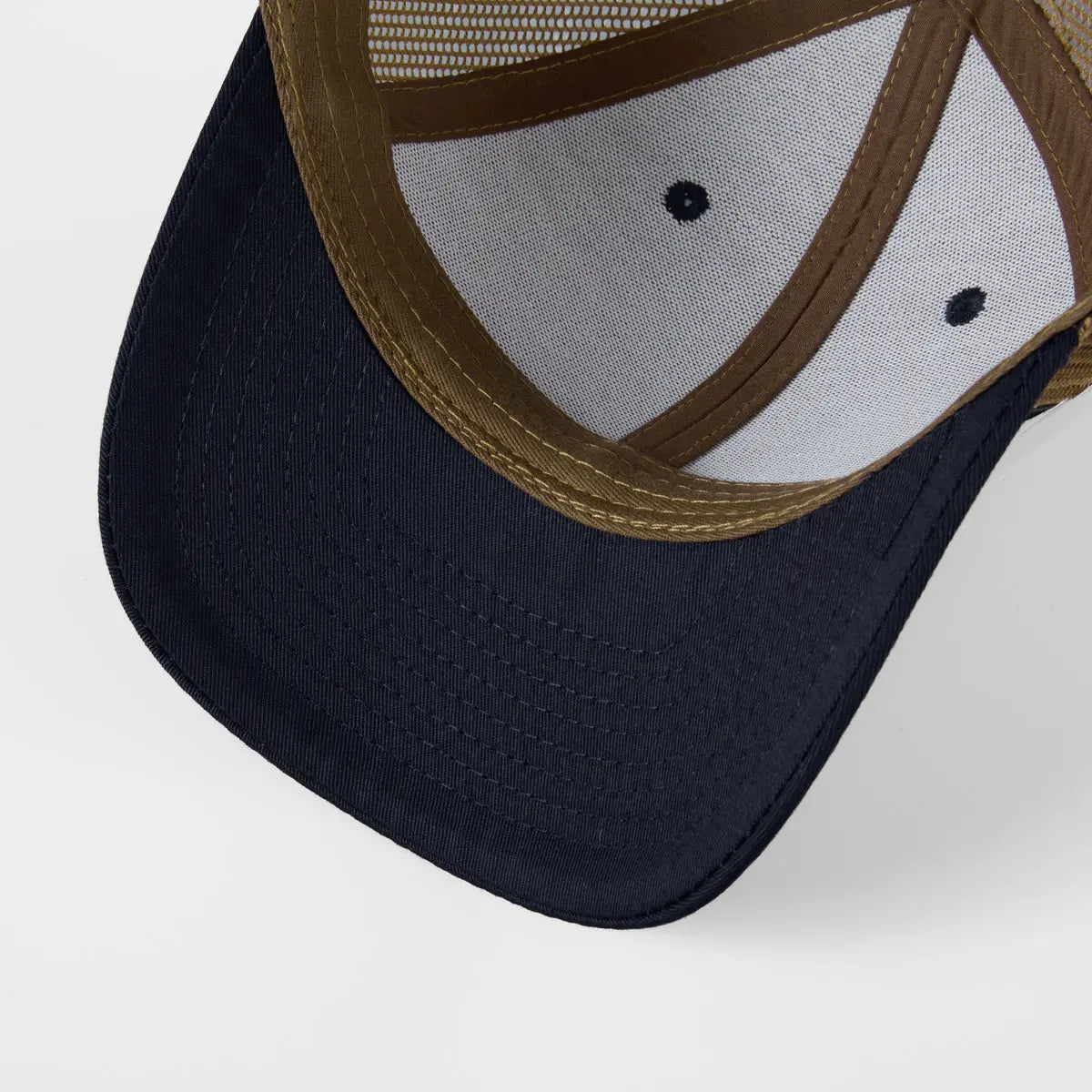Blank & Custom 6 Panel Mid Profile Structured Trucker Hat Wholesale - 7018
