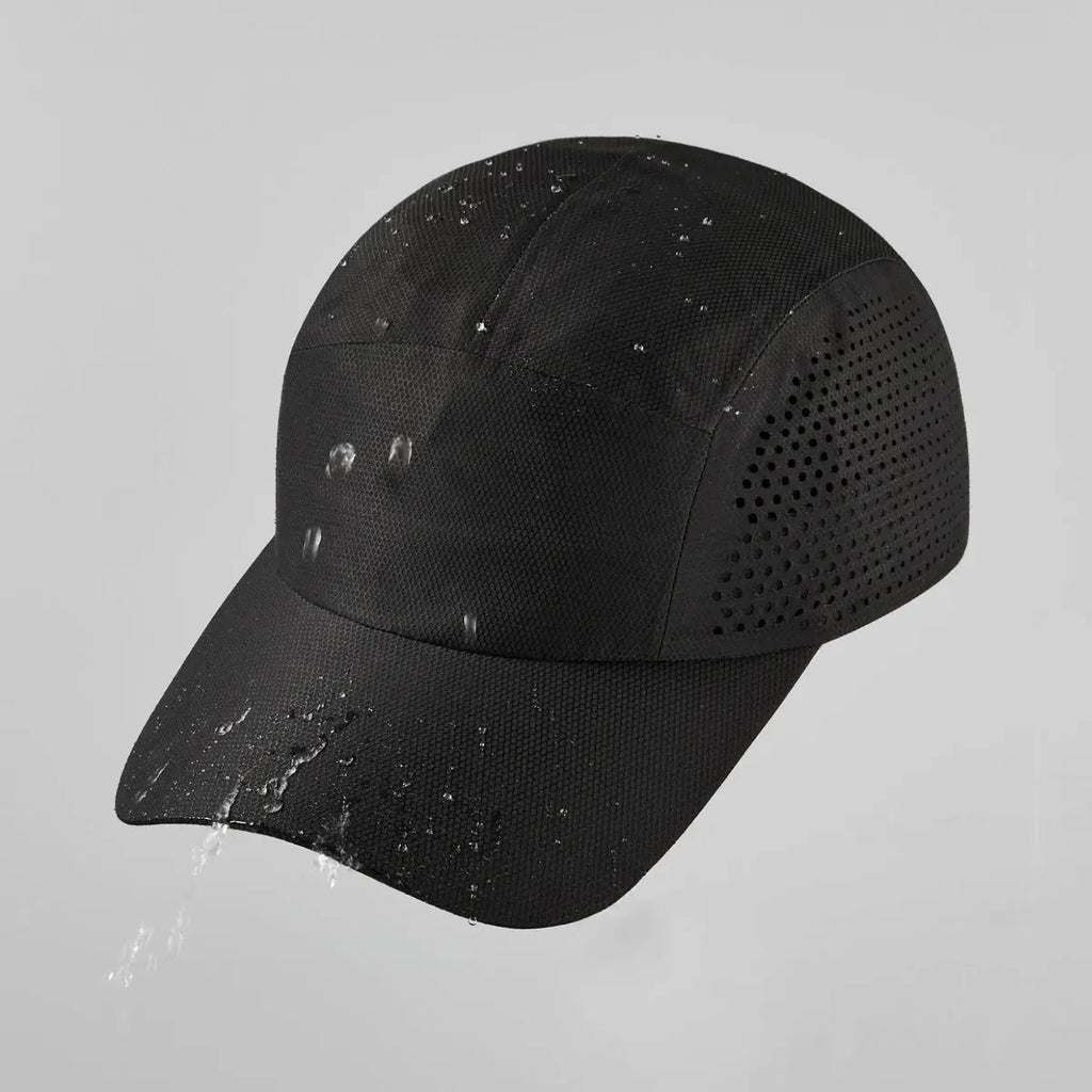 Blank & Custom 5 Panel Seamless Lightweight Perforated Running Cap Wholesale - 5027
