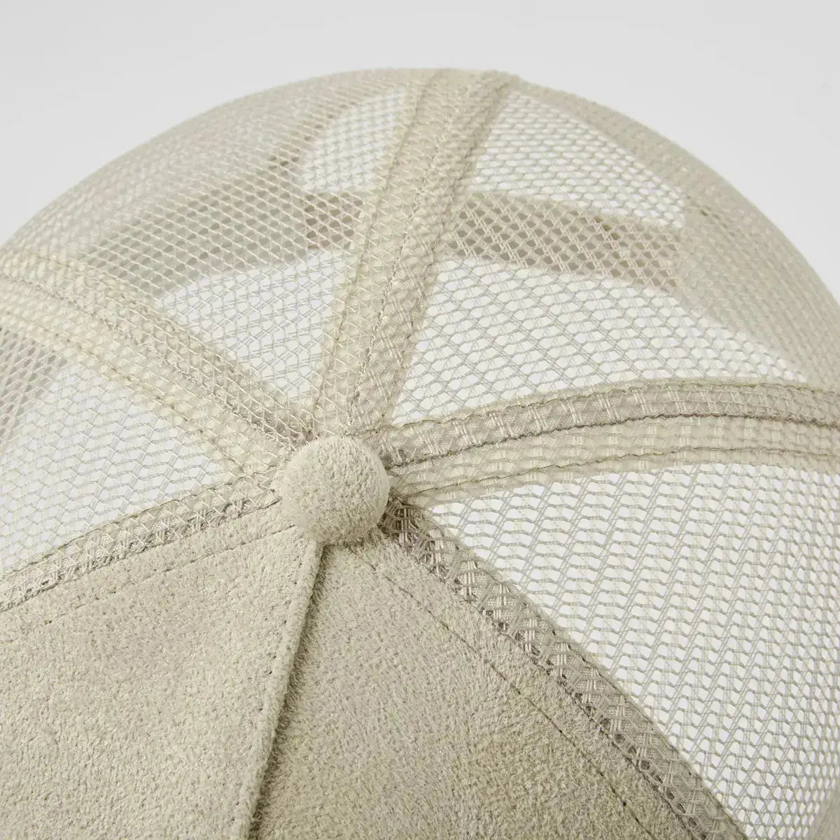 Blank Suede Mesh 5 Panel Trucker Hats Wholesale - 6710