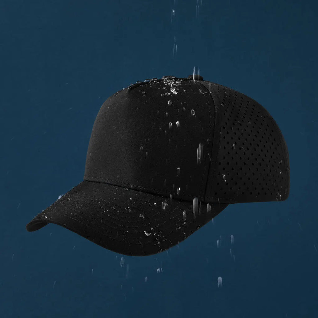 Blank & Custom Perforated 5 Panel Performance Snapback Golf Hat Wholesale - 6526