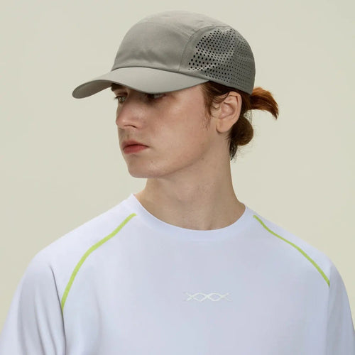 Blank & Custom 5 Panel Seamless Lightweight Perforated Running Cap Wholesale - 5027