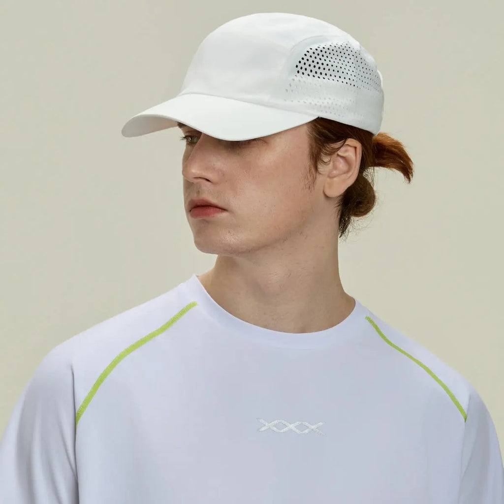 Blank & Custom 5 Panel Seamless Lightweight Perforated Running Cap Wholesale - 5027