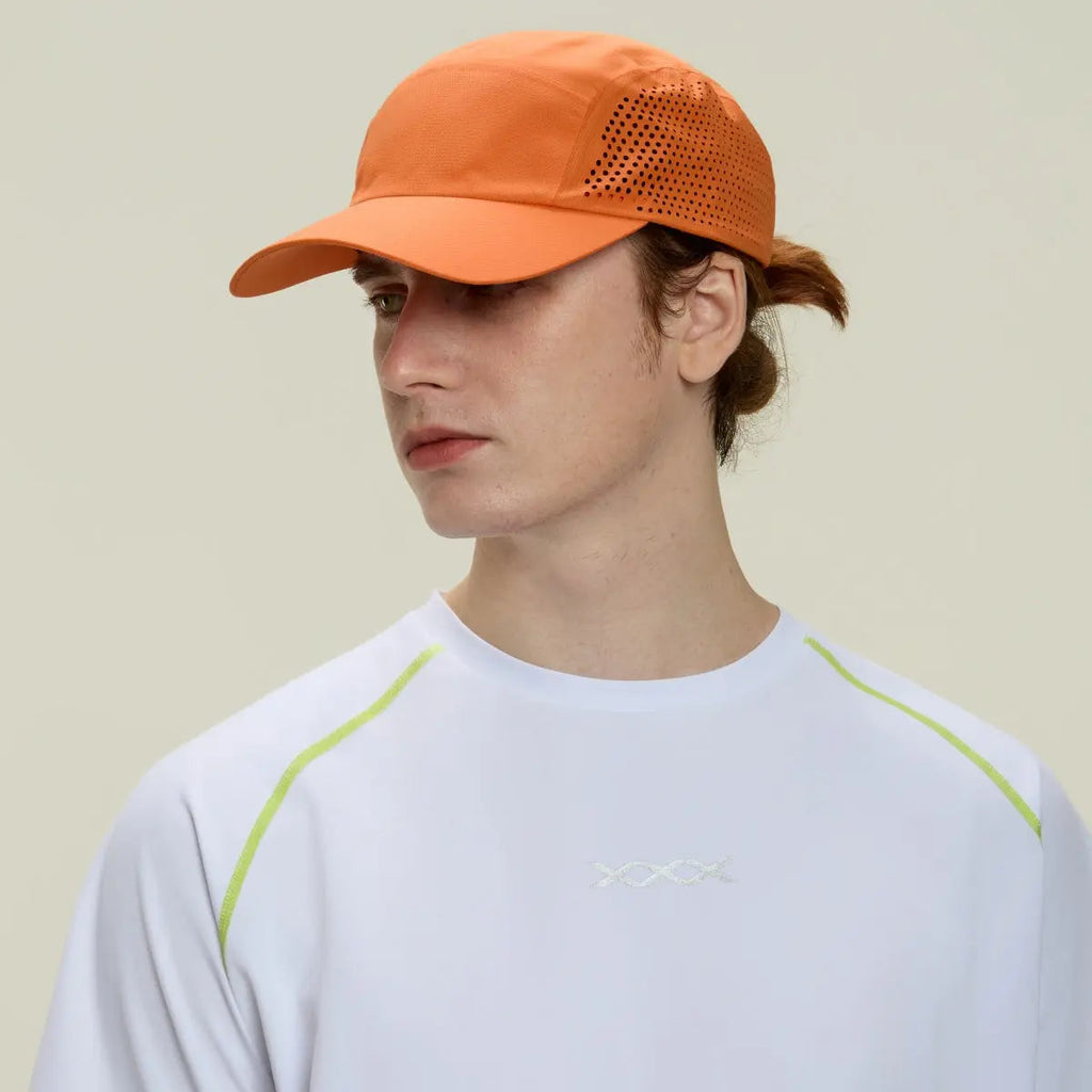 Blank & Custom 5 Panel Seamless Lightweight Perforated Running Cap Wholesale - 5027