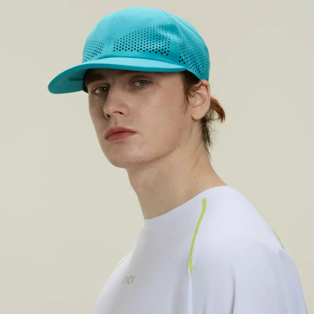 Blank & Custom 6 Panel Perforated Performance Running Hat Wholesale - 6445
