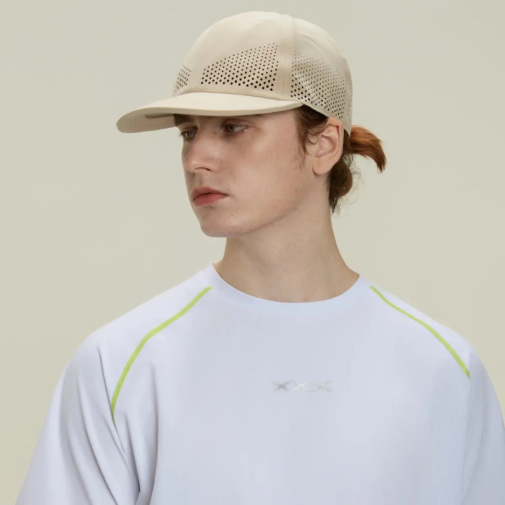 Blank & Custom 6 Panel Perforated Performance Running Hat Wholesale - 6445